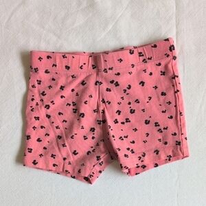 joe fresh pink leopard print cartwheel shorts 2T toddler girls
